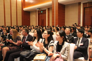Shanghai alumni were addressed by Professors Charlie Jeffery and Mike Shipston