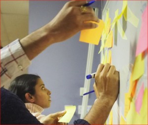 Students brainstorm and share their ideas.